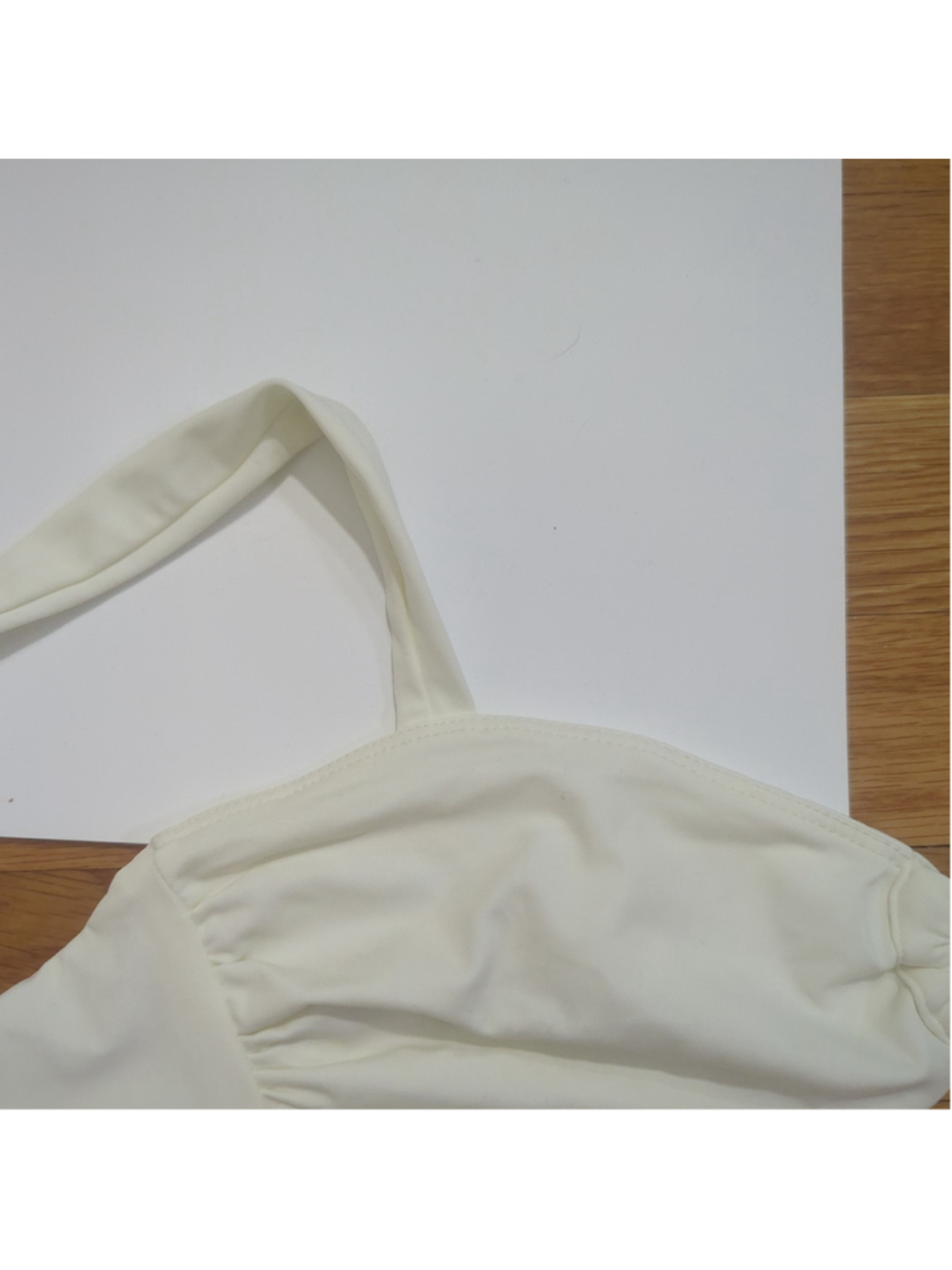 Away That Day Bikini Top Medium Ivory White - Picture 6 of 6